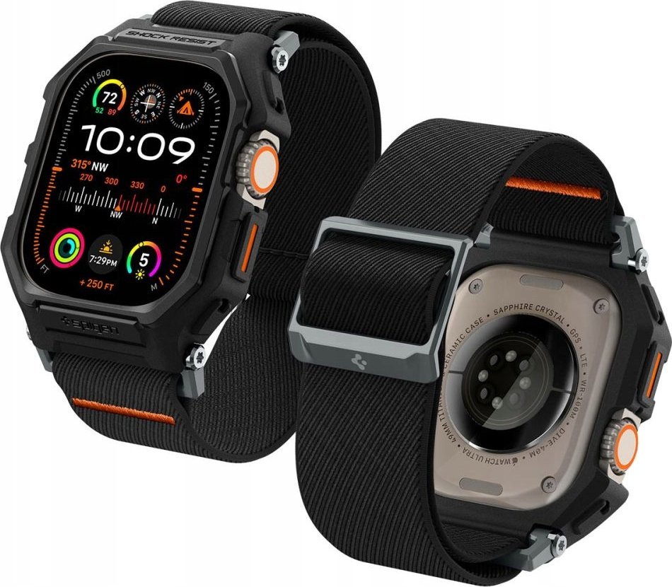 Spigen Spigen Lite Fit Pro, matte black - Apple Watch Ultra 2/1 49mm