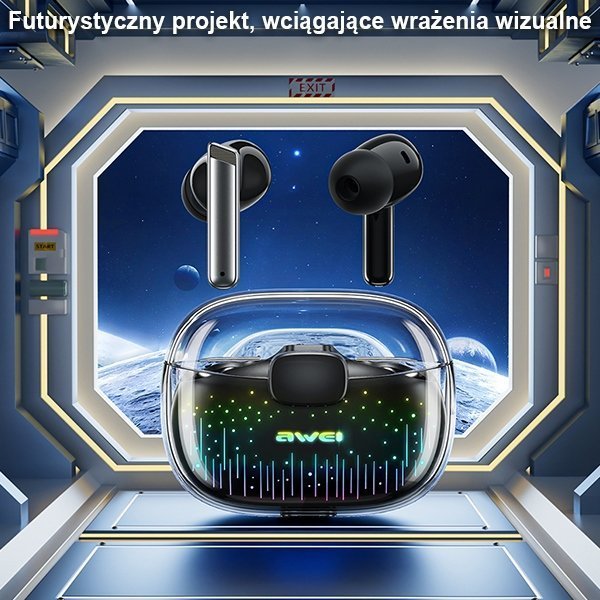 фото Навушники TWS Awei T52 Pro2 Black