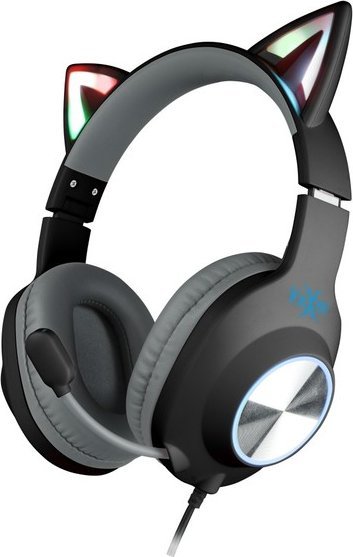 фото Навушники з мікрофоном Foxxray ShinyCat Black (FXR-BAL-62 BK)