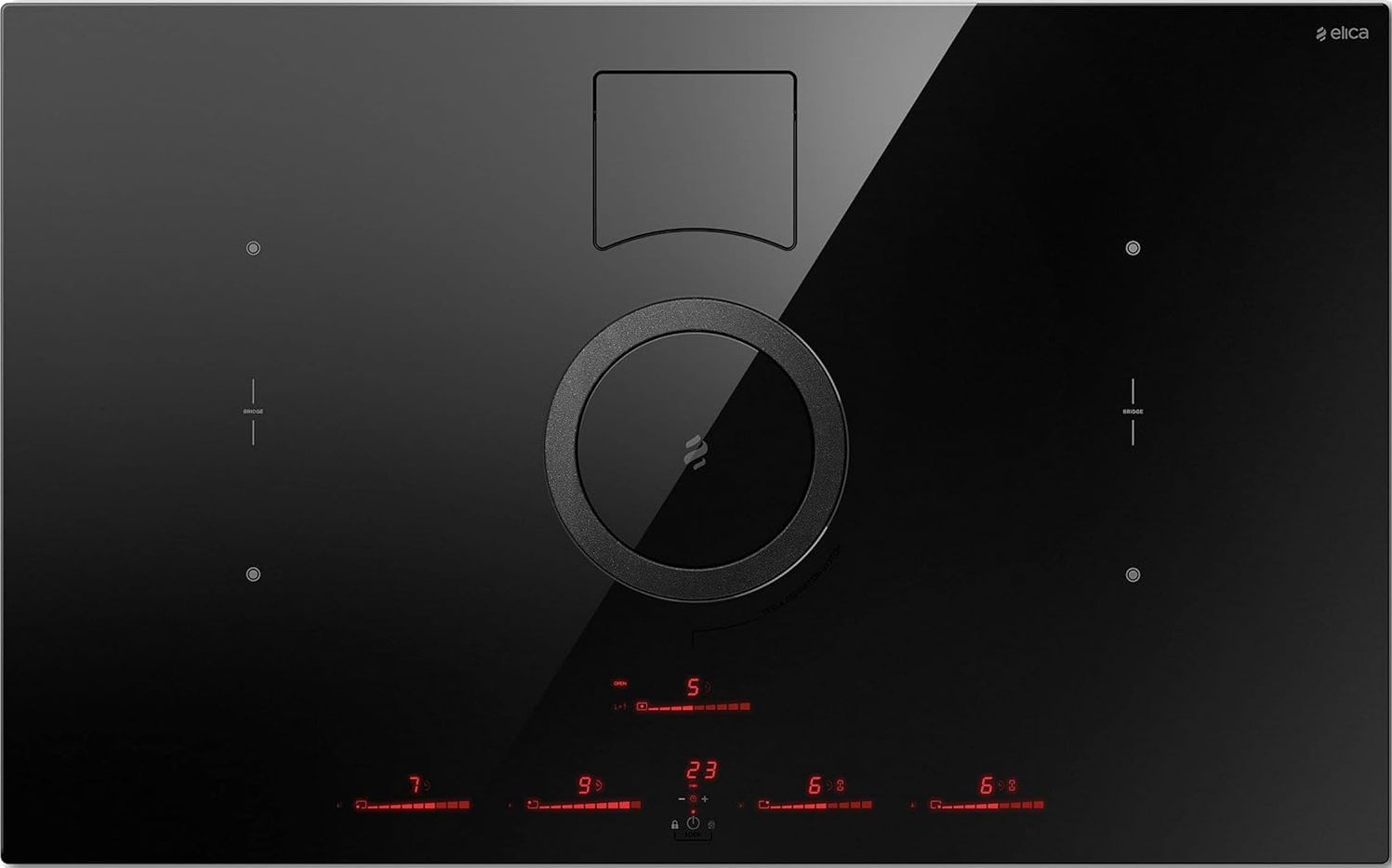 фото Індукційна варильна поверхня Elica NikolaTesla Switch BL/F/83