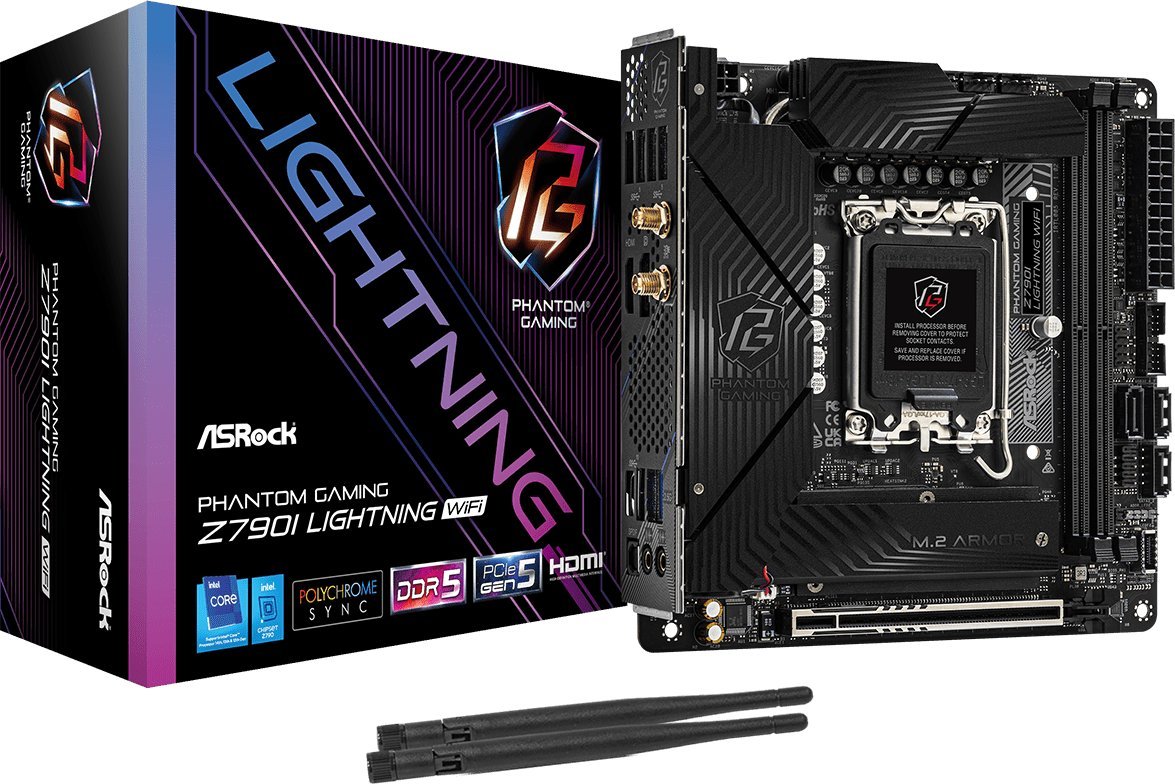 фото Материнська плата ASRock Z790I Lightning WIFI