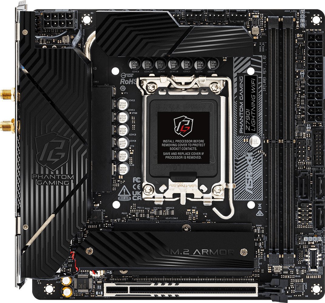 фото Материнська плата ASRock Z790I Lightning WIFI
