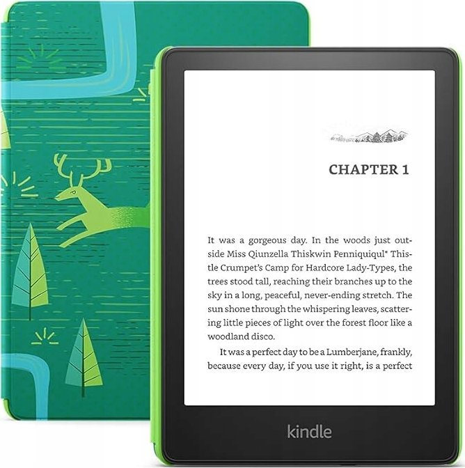 фото Електронна книга з підсвічуванням Amazon Kindle Paperwhite Kids Jewel Forest (CH00196)