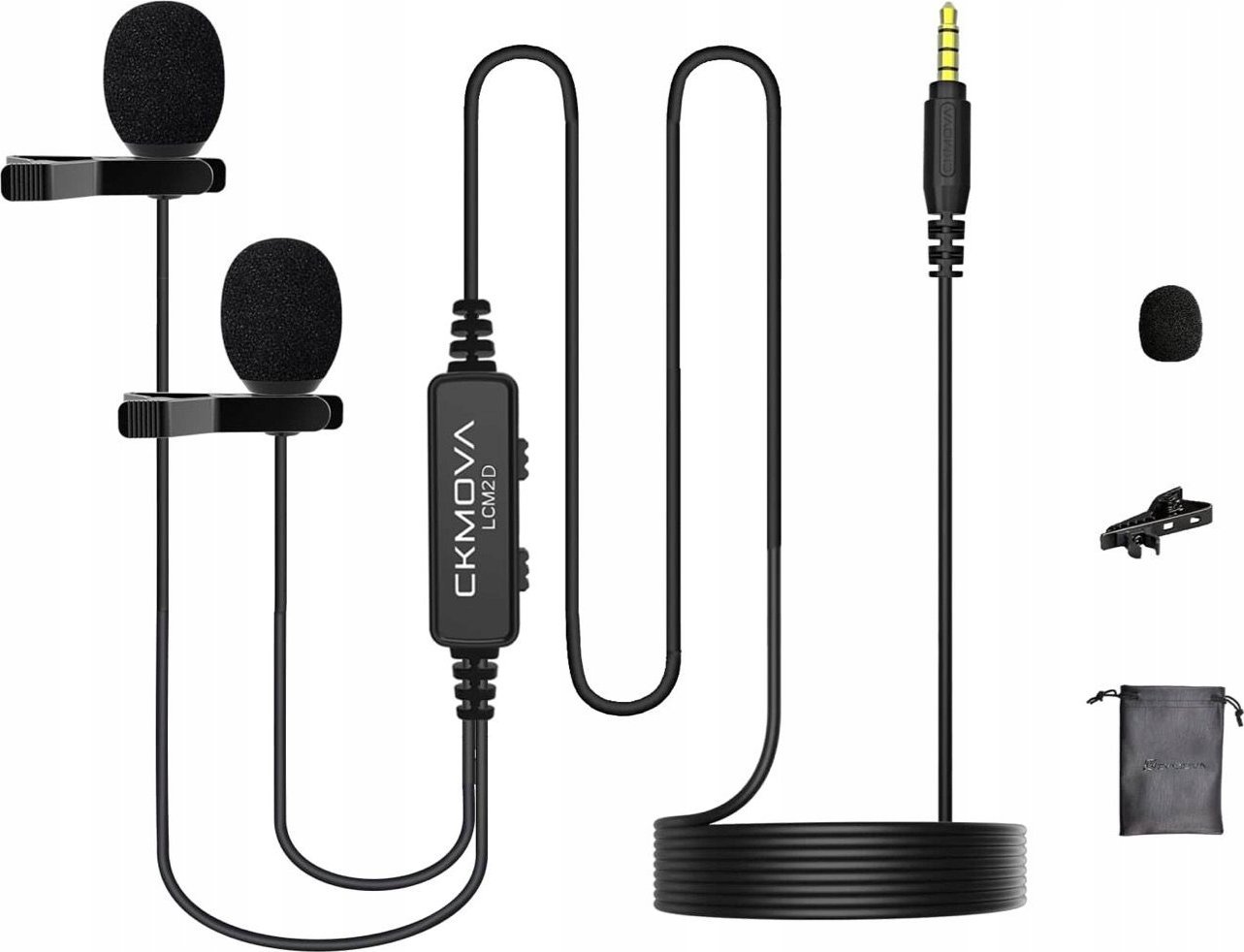 фото Мікрофон петличний CKMOVA LCM2D