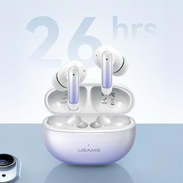 фото Навушники TWS Usams US-XD19 Purple (BHUENCXD04)