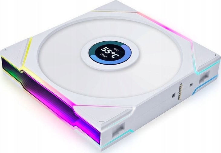 фото Вентилятор Lian Li Uni Fan TL LCD 140 White (G99.14TLLCD1W.00)