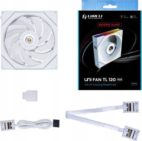 фото Вентилятор Lian Li Uni Fan TL 120 Reverse Blade White (G99.12RTL1W.00)