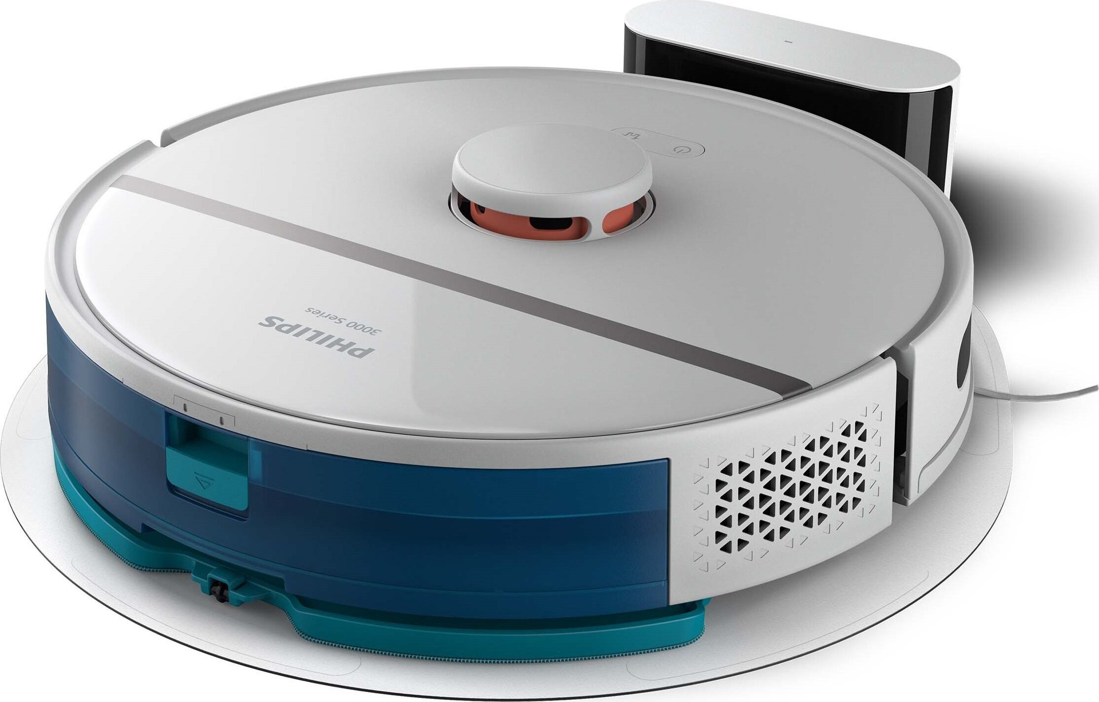 фото Робот-пилосос з вологим прибиранням Philips HomeRun 3000 Series Aqua XU3000/02