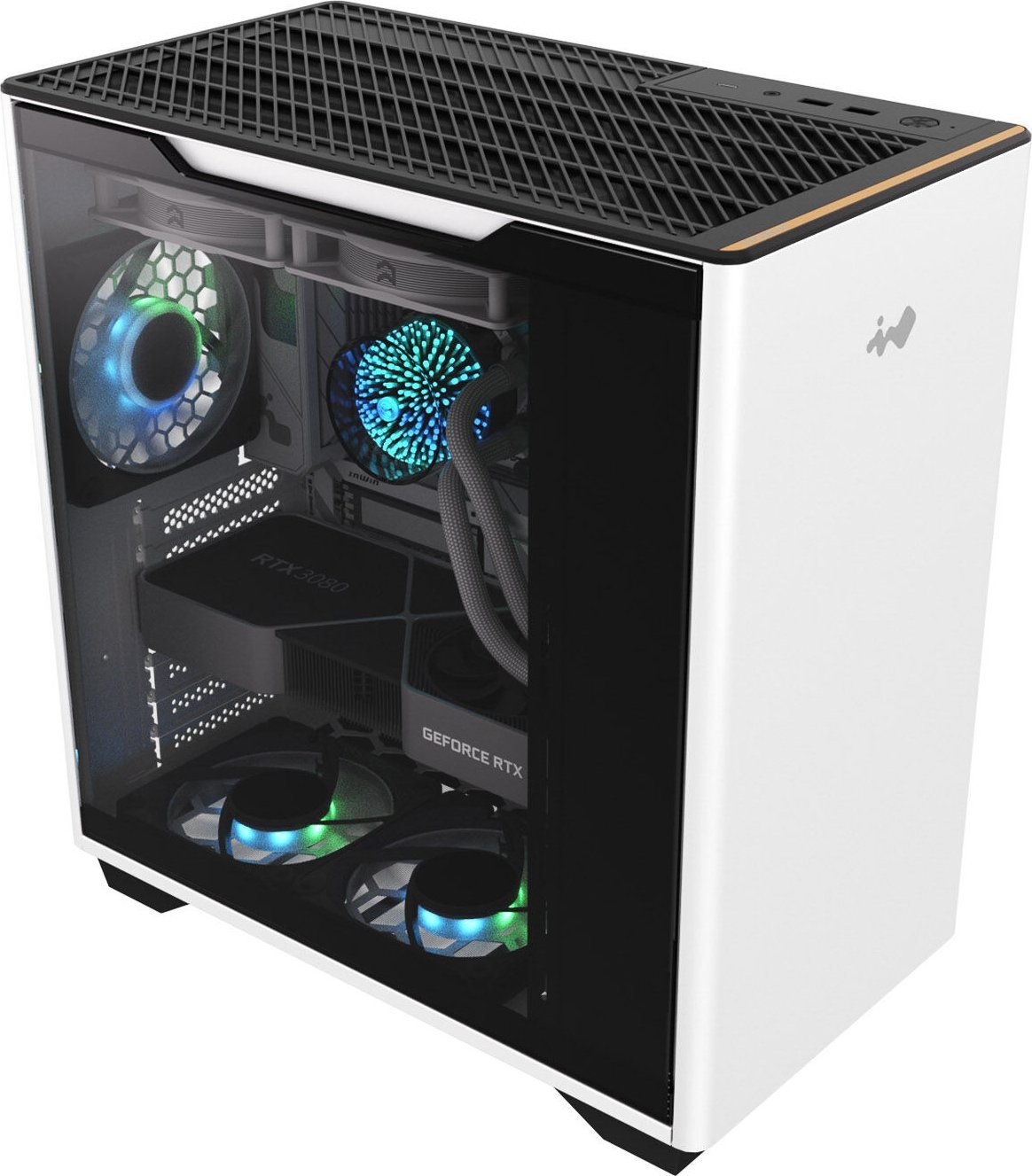 фото Корпус In Win A5 White (IW-CS-A5WHI-1AM120S)