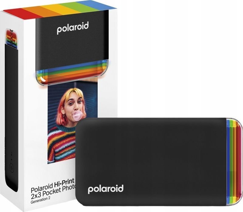 фото Фотокамера миттєвого друку Polaroid HI-Print Gen2 Black (SB8406)