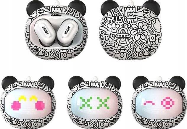 фото Навушники TWS T-Phox Artist Face White