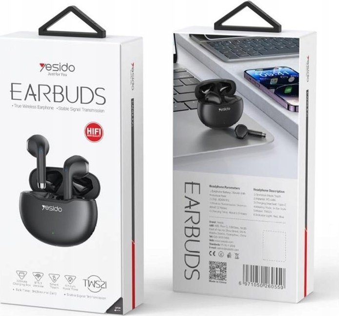 фото Навушники TWS Takito TWS21 Чорні