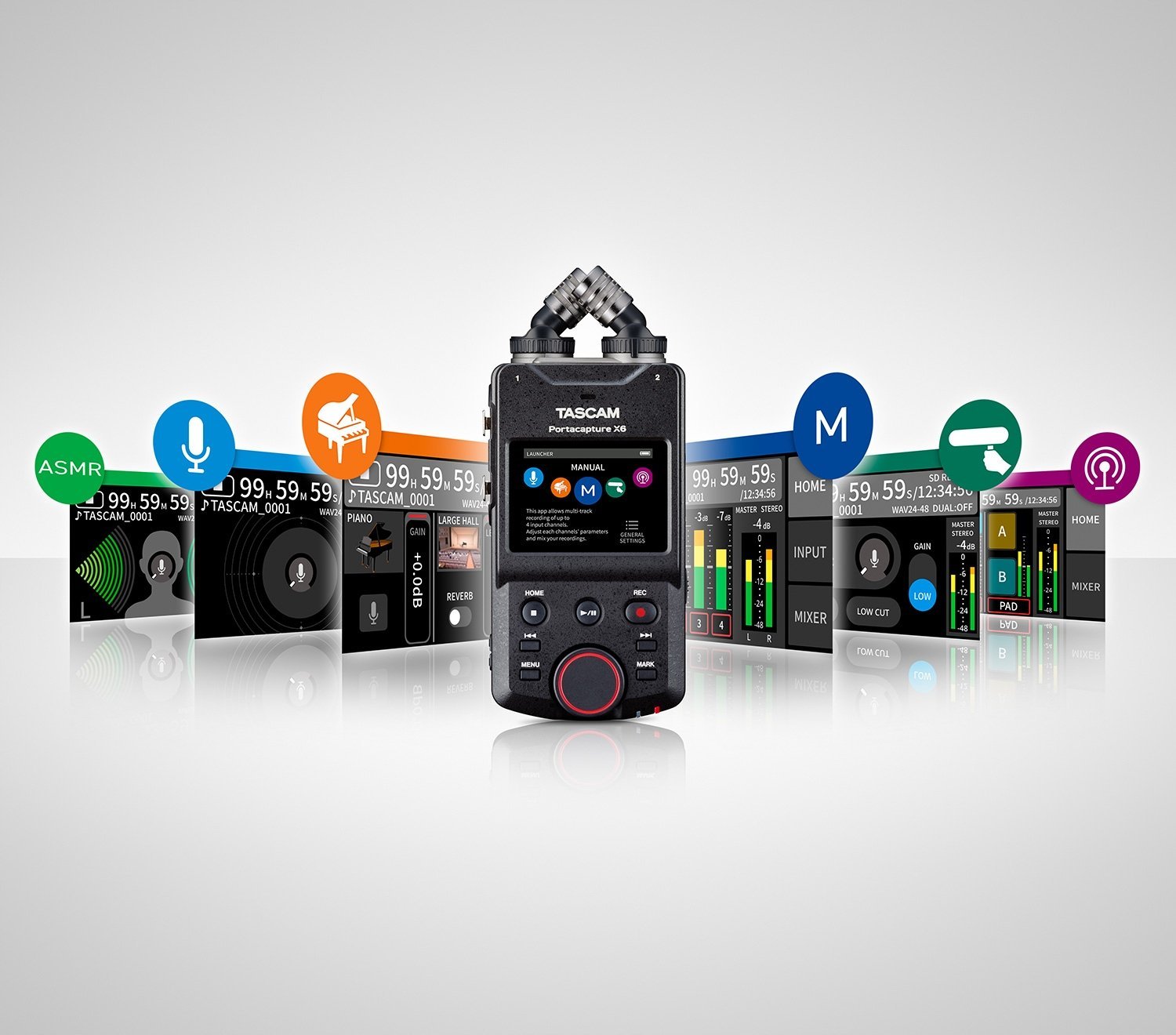 фото Цифровий диктофон Tascam Portacapture X6