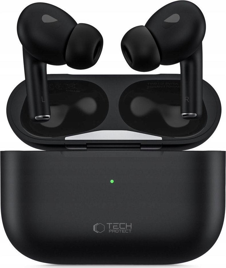 фото Навушники TWS Tech-Protect Earphone Pro Black (THP2742)