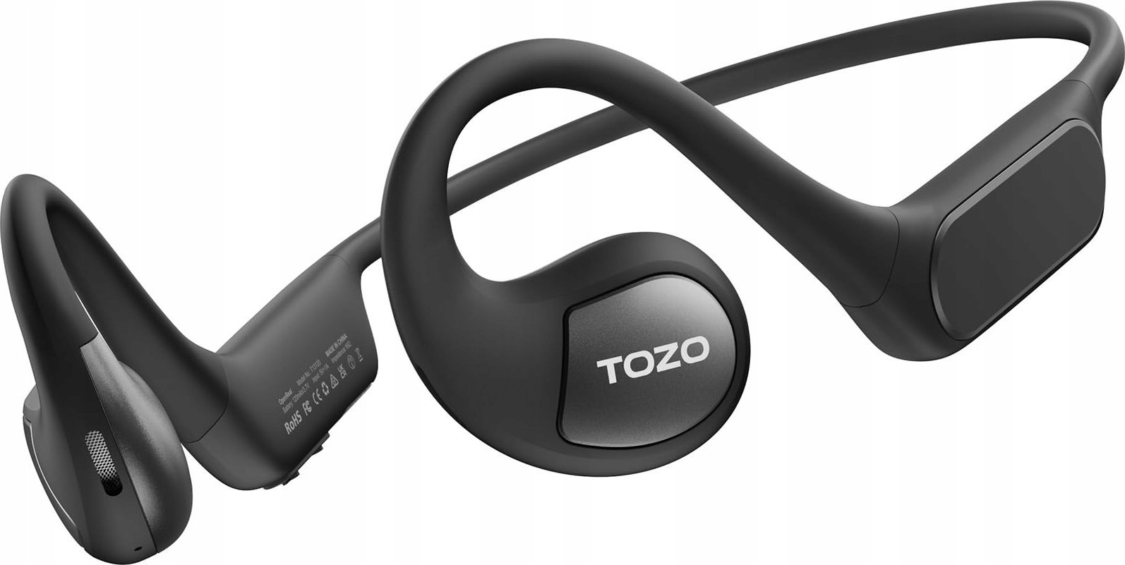 фото Навушники з мікрофоном Tozo Openreal Black