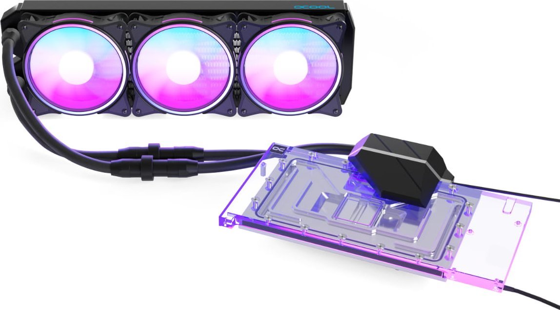 фото Водяне охолодження Alphacool Eiswolf 2 AIO 360mm RTX 4080 Suprim Backplate (14488)