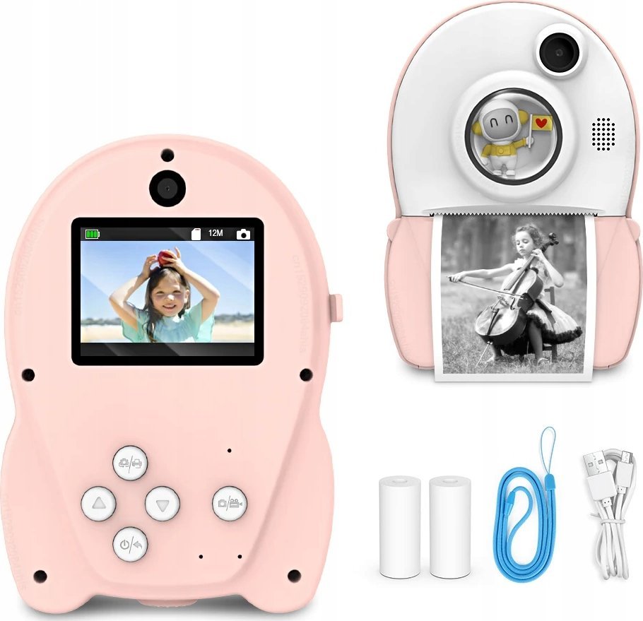 фото Фотокамера миттєвого друку Shona KCP04 4FUN Синя