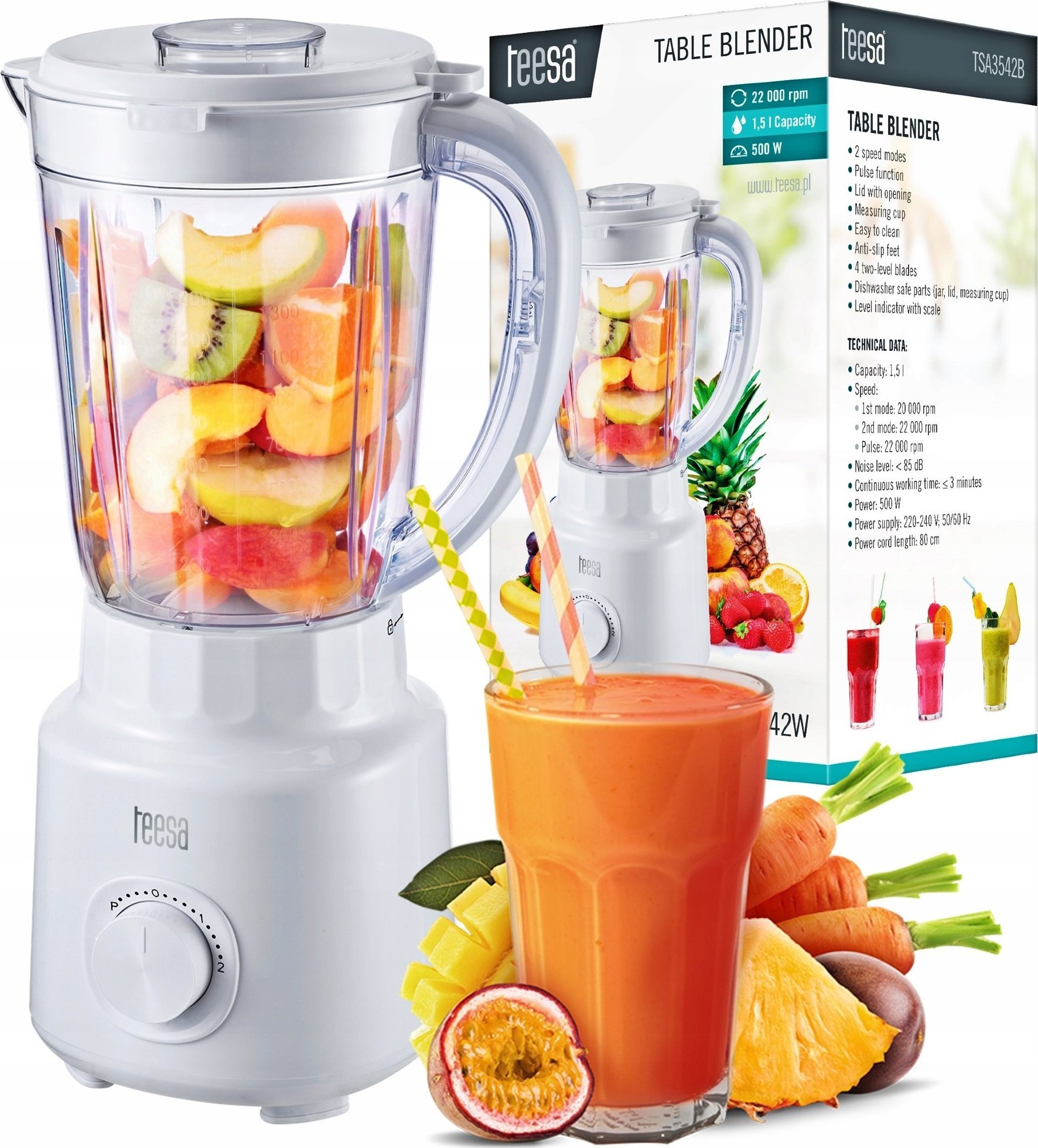 фото Блендер стаціонарний Teesa TSA3542