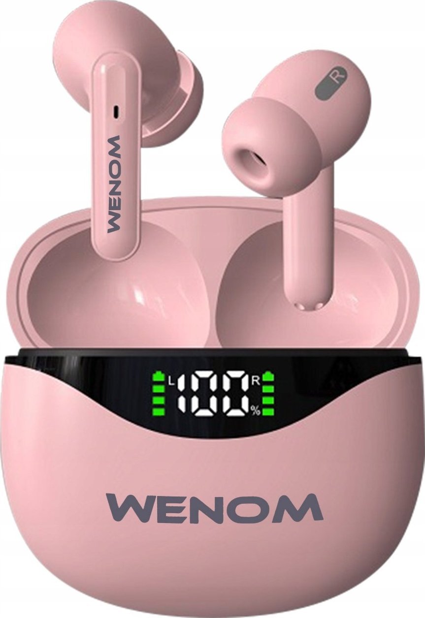 фото Навушники TWS Wenom 15 Pro Pink