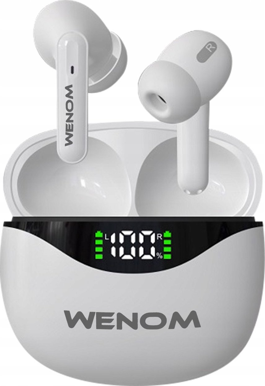 фото Навушники TWS Wenom 15 Pro White