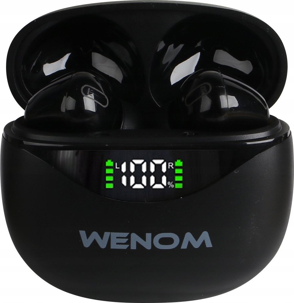 фото Навушники TWS Wenom 15 Pro Black