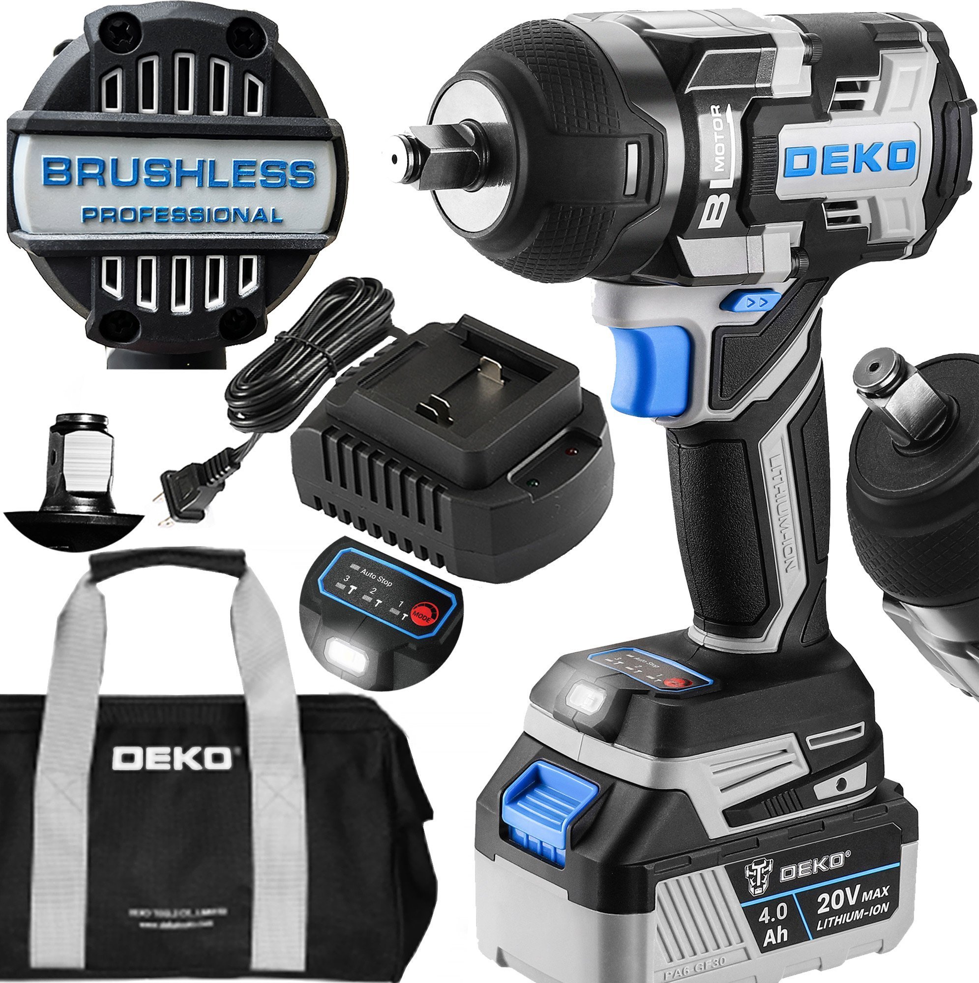 фото Гайкокрут Deko DKBW20XP01-S1