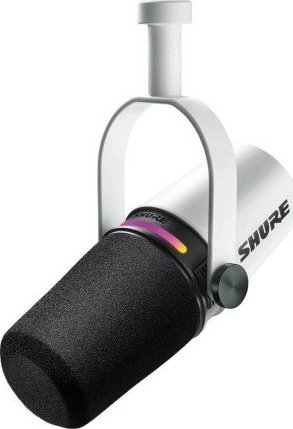 фото Мікрофон для ПК/ для стрімінгу, подкастів Shure MV7+-W