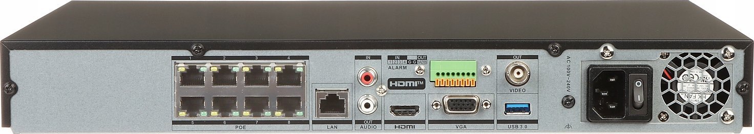 фото Мережевий відеореєстратор (NVR) Hikvision DS-7608NXI-I2/8P/S(E)
