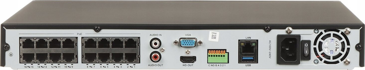 фото Мережевий відеореєстратор (NVR) Apti N3212AI-16P-I3