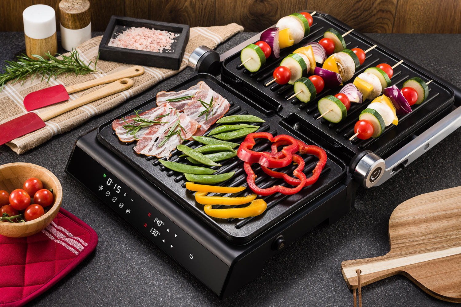 фото Електрогриль притискний Transa Electronics TE-39