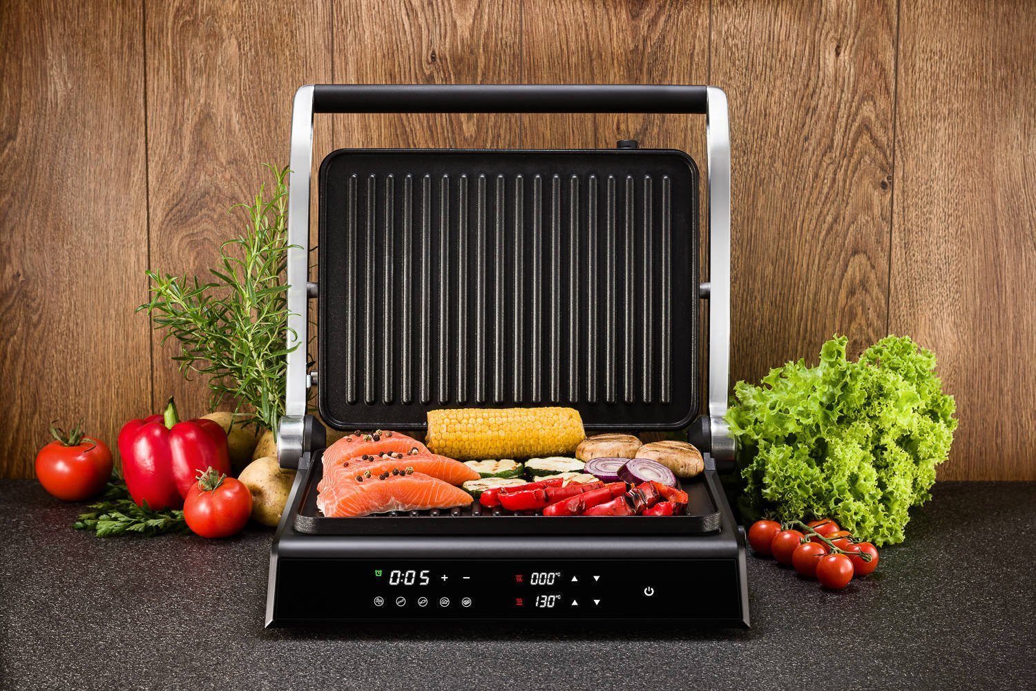 фото Електрогриль притискний Transa Electronics TE-39