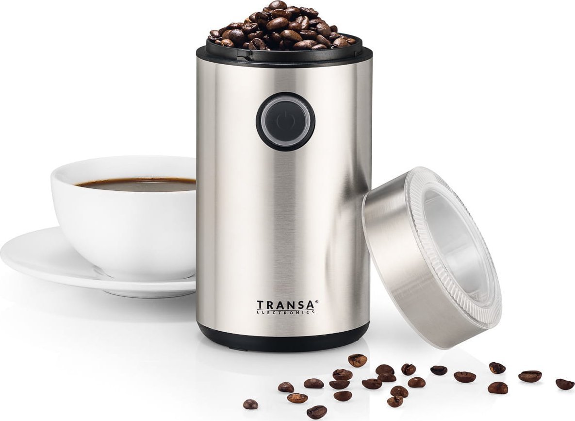 фото Кавомолка електрична Transa Electronics SilverGrindly (TE-13A)