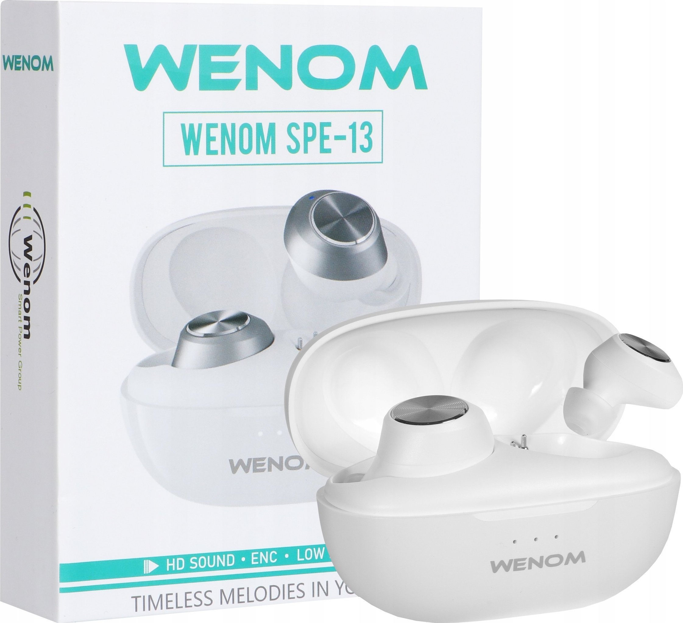 фото Навушники TWS Wenom SPE 13 White