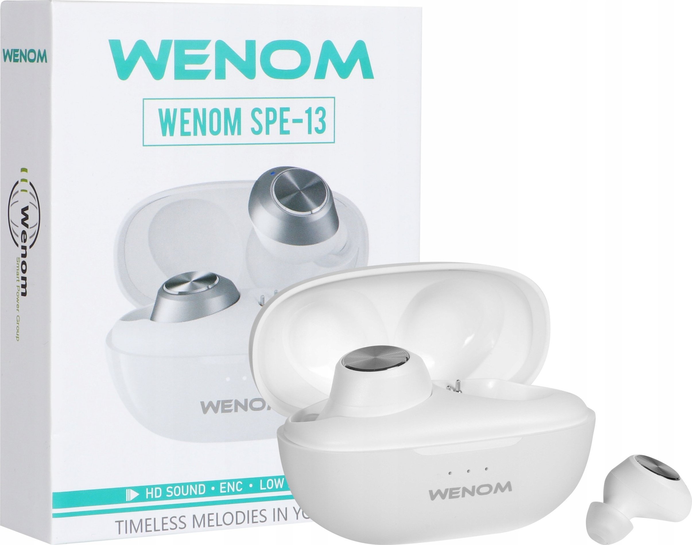 фото Навушники TWS Wenom SPE 13 White