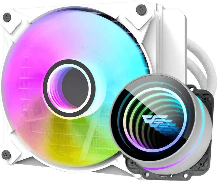 фото Водяне охолодження Darkflash DX120 V2.6 White