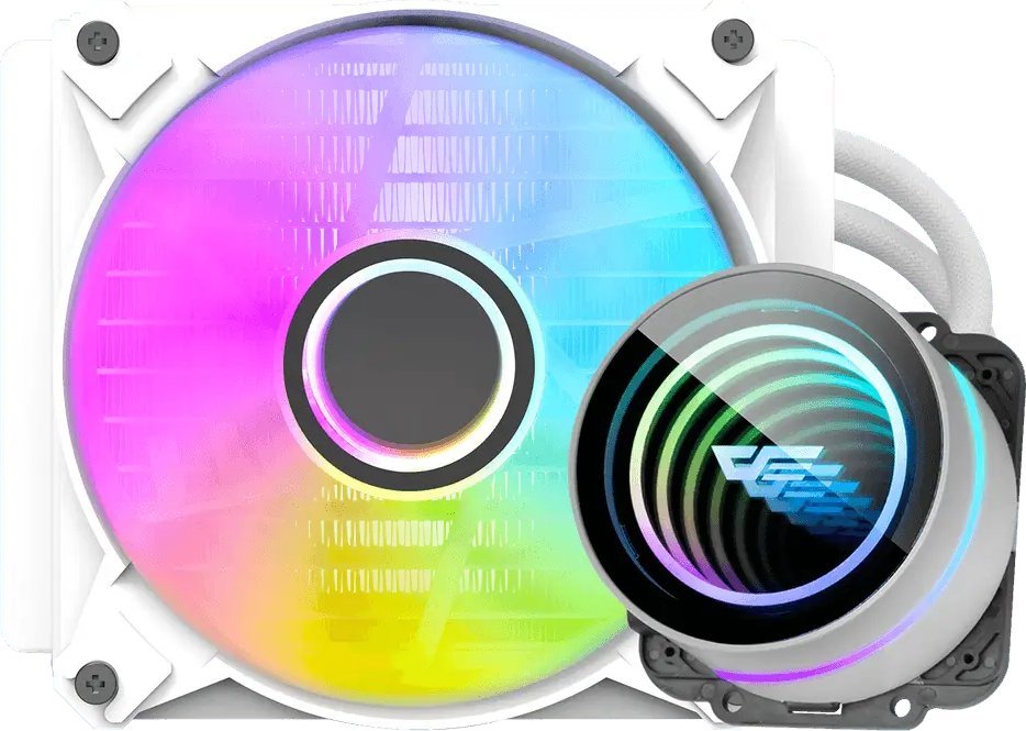 фото Водяне охолодження Darkflash DX120 V2.6 White