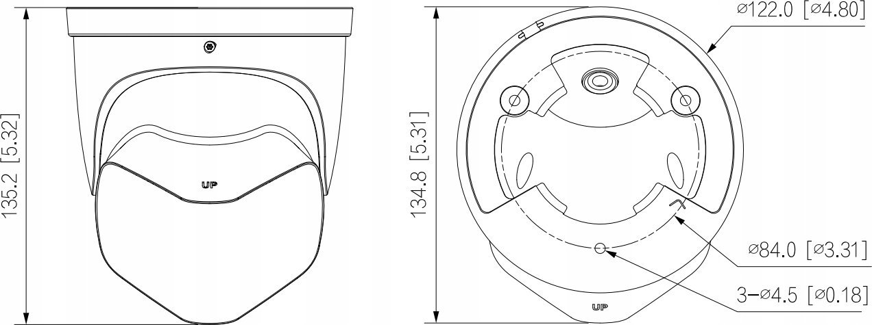 фото IP-камера Dahua Technology IPC-PDW3849-A180-E2-AS-PV-0280B