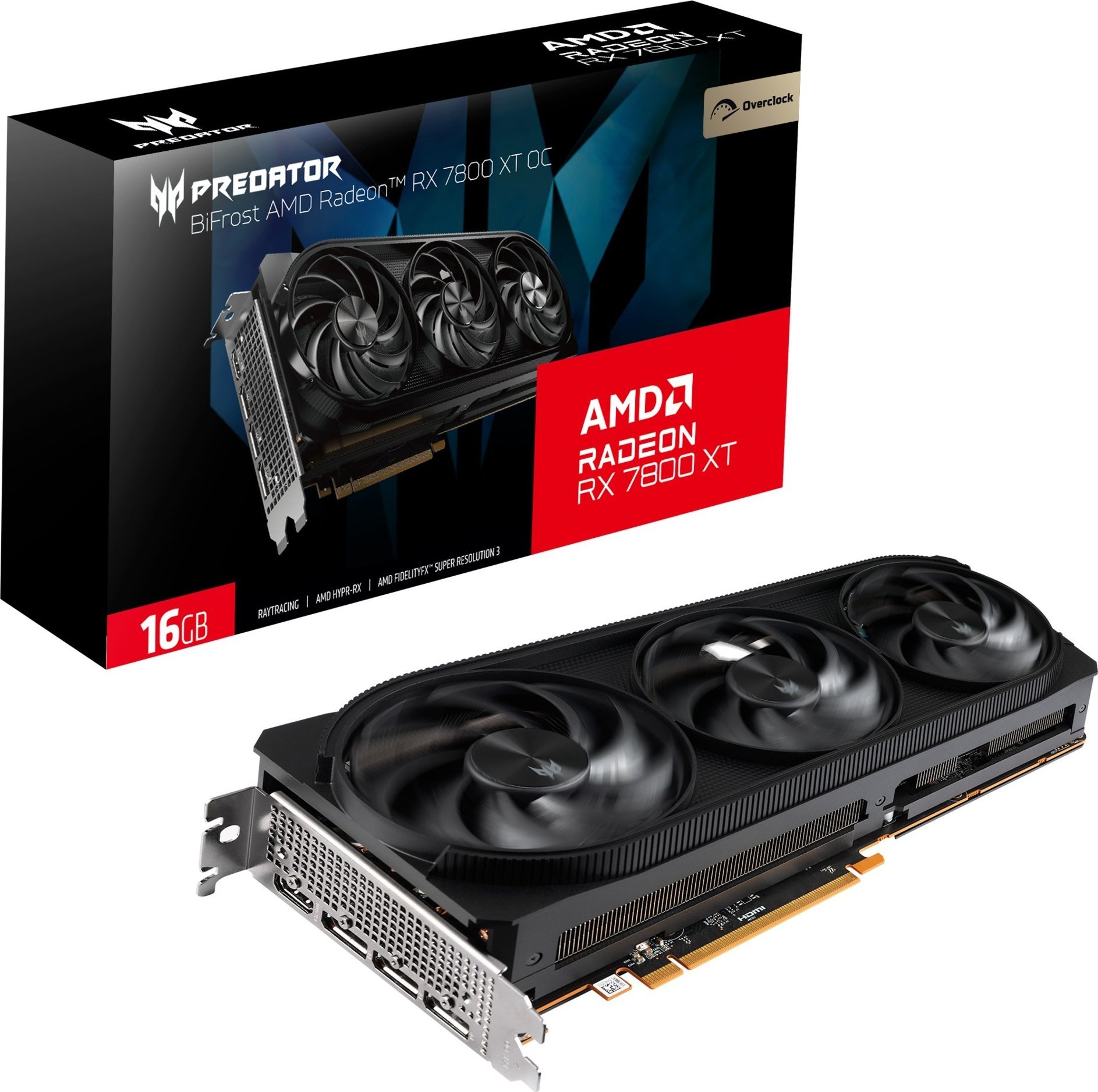 Karta graficzna Acer Predator BiFrost Radeon RX 7800 XT OC (DP.Z3AWW.P01)