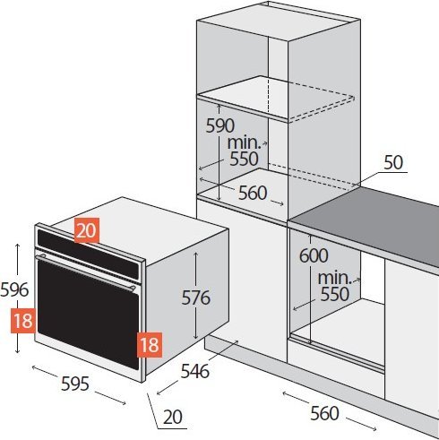 фото Духовка електрична Concept ETV8960BCN