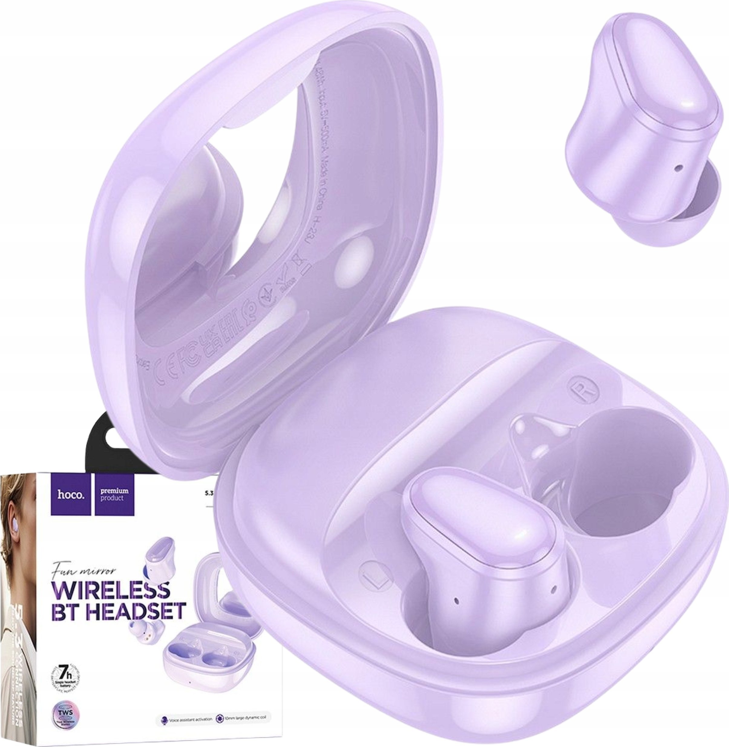 фото Навушники TWS Hoco EQ13 Рожеві