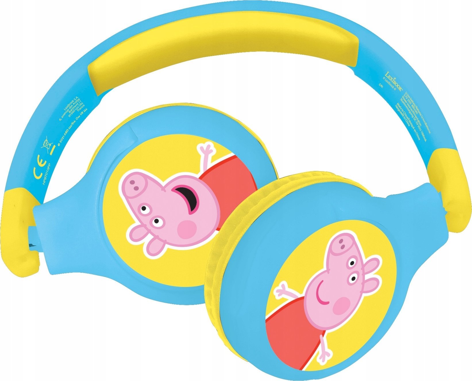 фото Навушники з мікрофоном Lexibook Peppa Pig Blue/Yellow