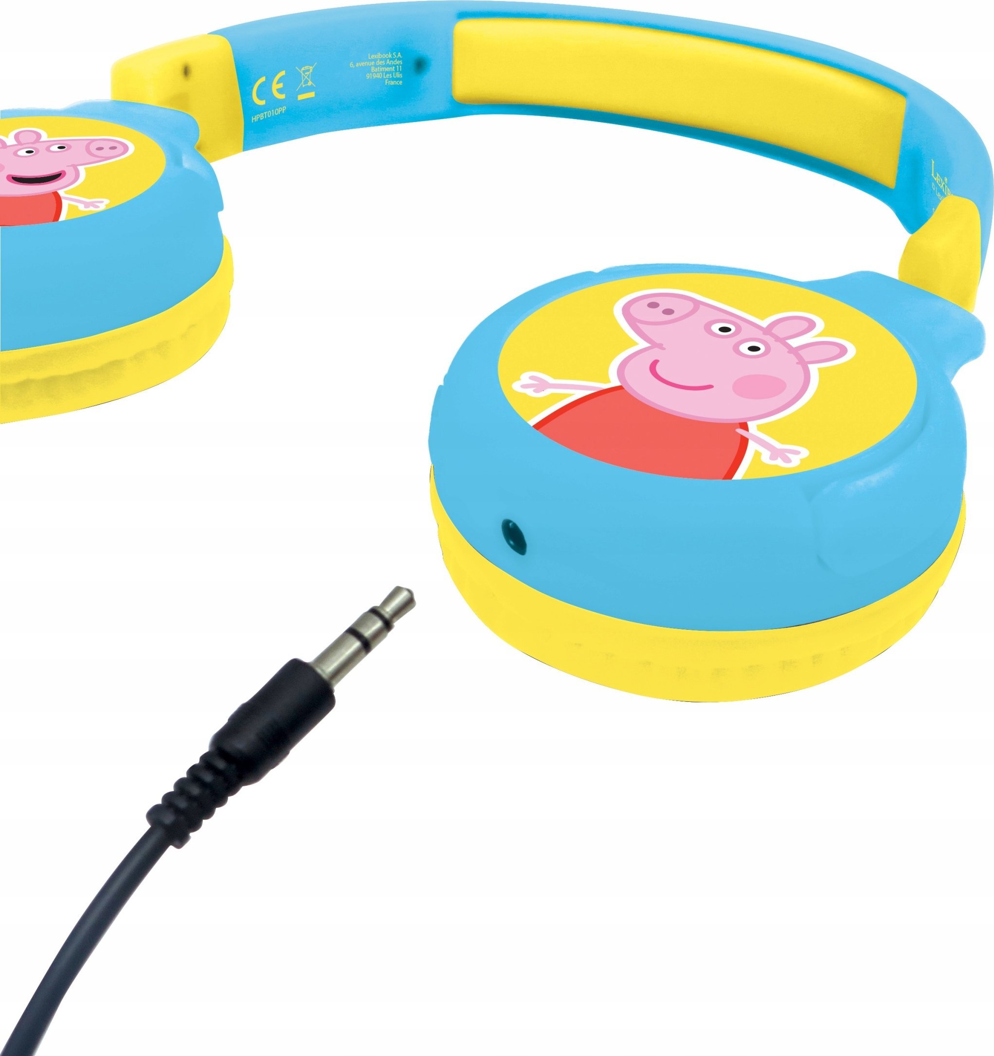 фото Навушники з мікрофоном Lexibook Peppa Pig Blue/Yellow