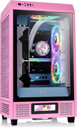 фото Корпус Thermaltake The Tower 200 Bubble Pink (CA-1X9-00SAWN-00)