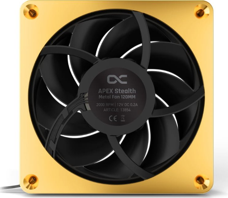 фото Вентилятор Alphacool Apex Stealth Metal Yellow (13854)
