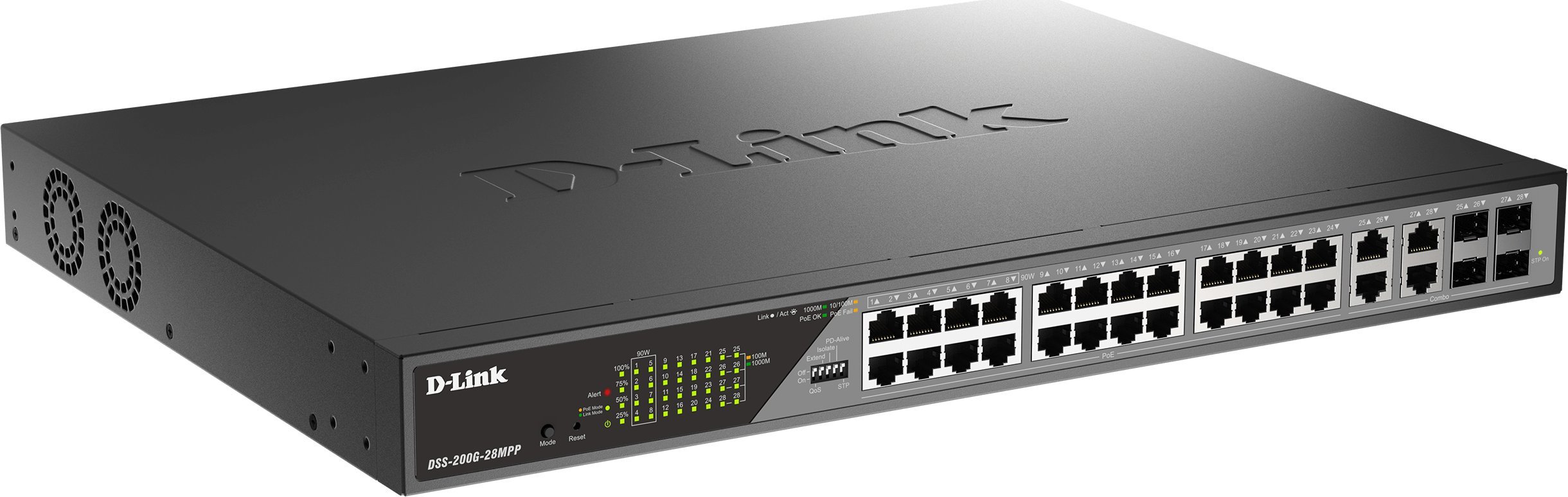 фото Комутатор керований D-Link DSS-200G-28MP