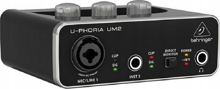 фото USB аудіоінтерфейс Behringer UM2