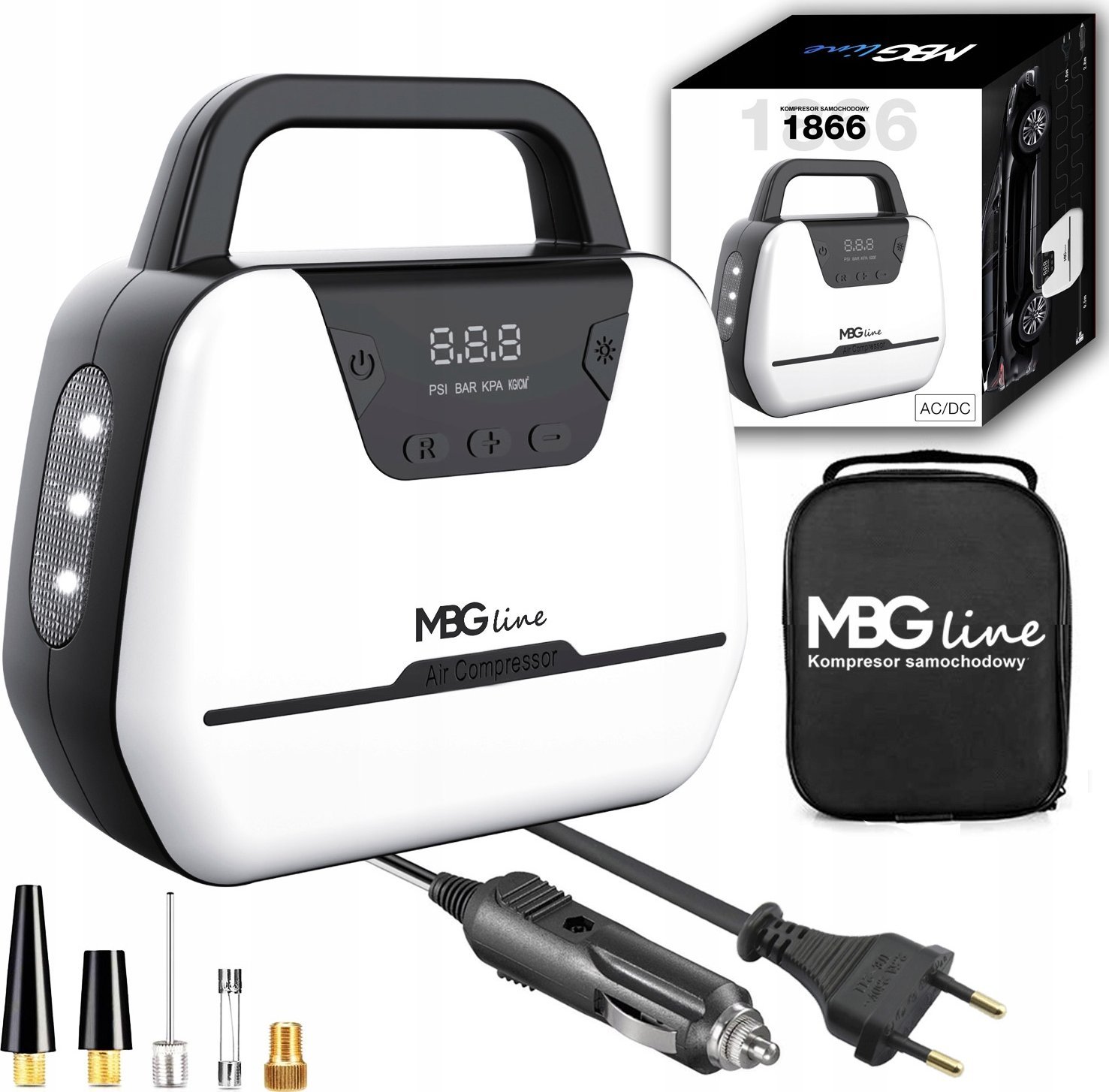 фото Автомобільний компресор (електричний) MBG Line ATJ1866