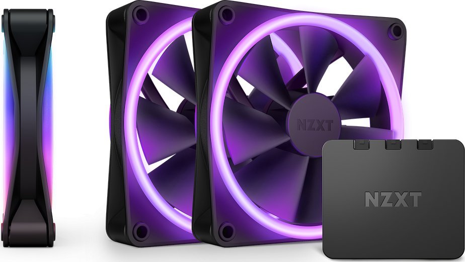 фото Вентилятор Nzxt F120 RGB DUO Black 3-pack (RF-D12TF-B1)