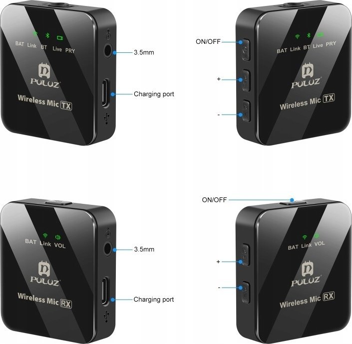 фото Накамерна радіосистема Puluz PU3153B