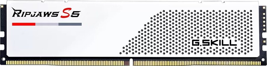 фото Память для настольных компьютеров G.Skill 32 GB (2x16GB) DDR5 5600 MHz Ripjaws S5 White (F5-5600J4645A16GX2-RS5W)